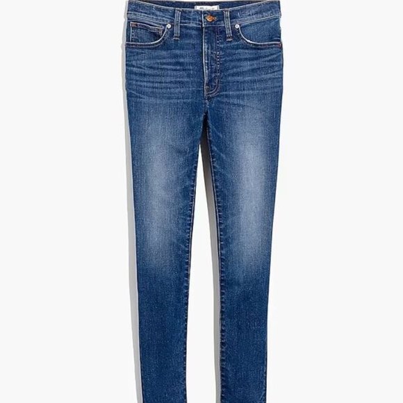 Madewell 9" Mid-Rise Skinny Jeans in Pendale Wash Size 25 - Picture 5 of 15
